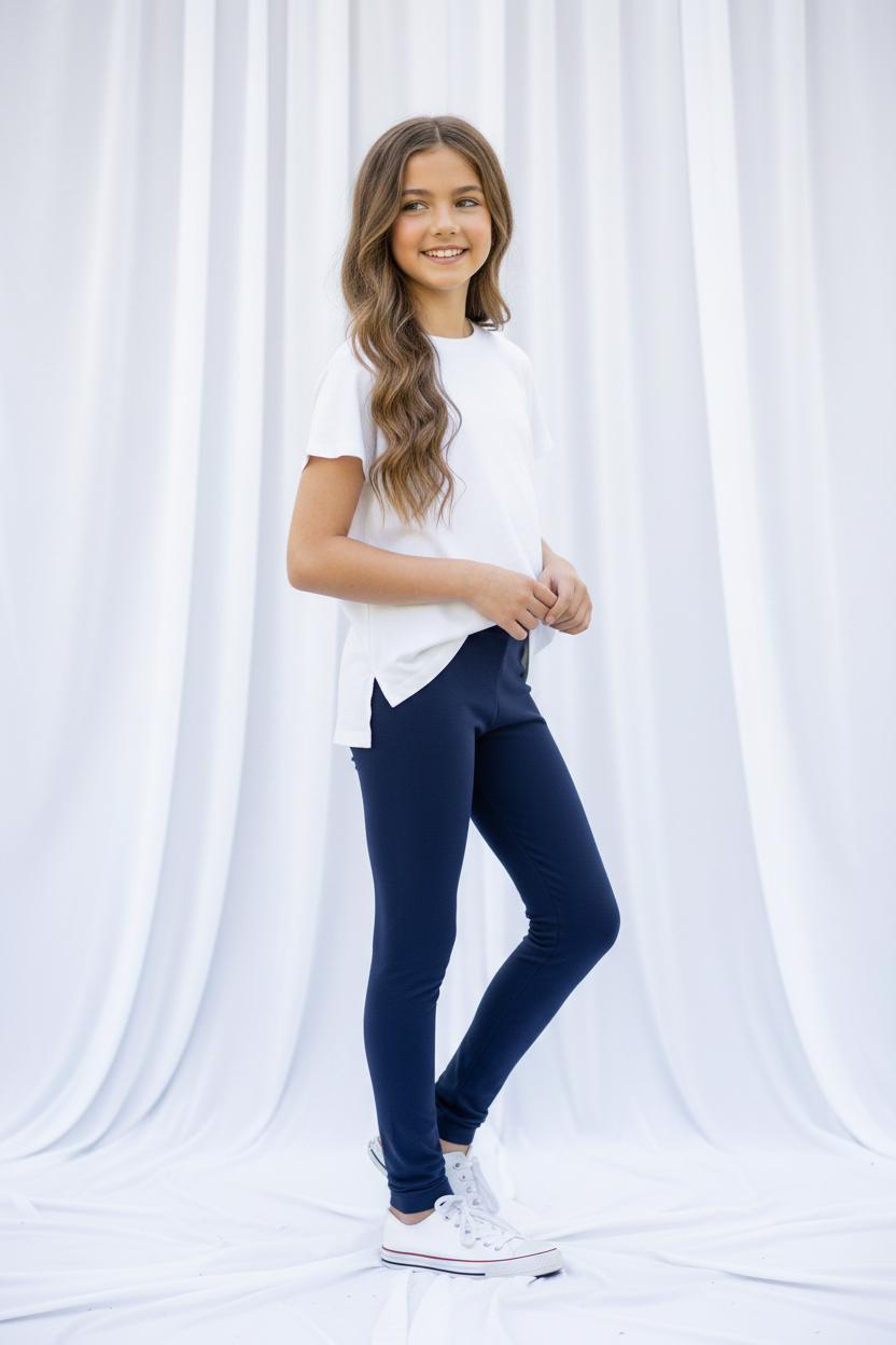 Legging bleu marin