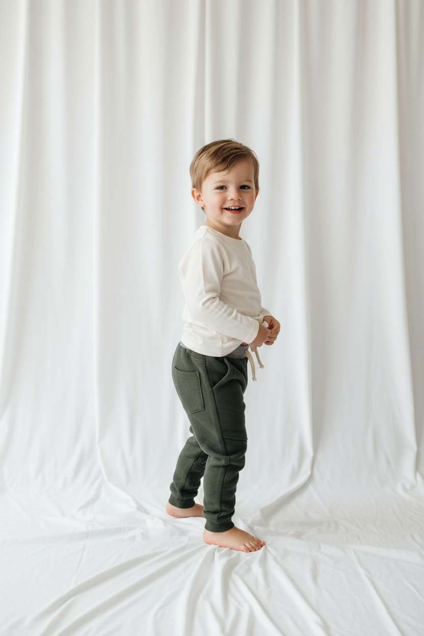 Pantalon ouaté Kaki