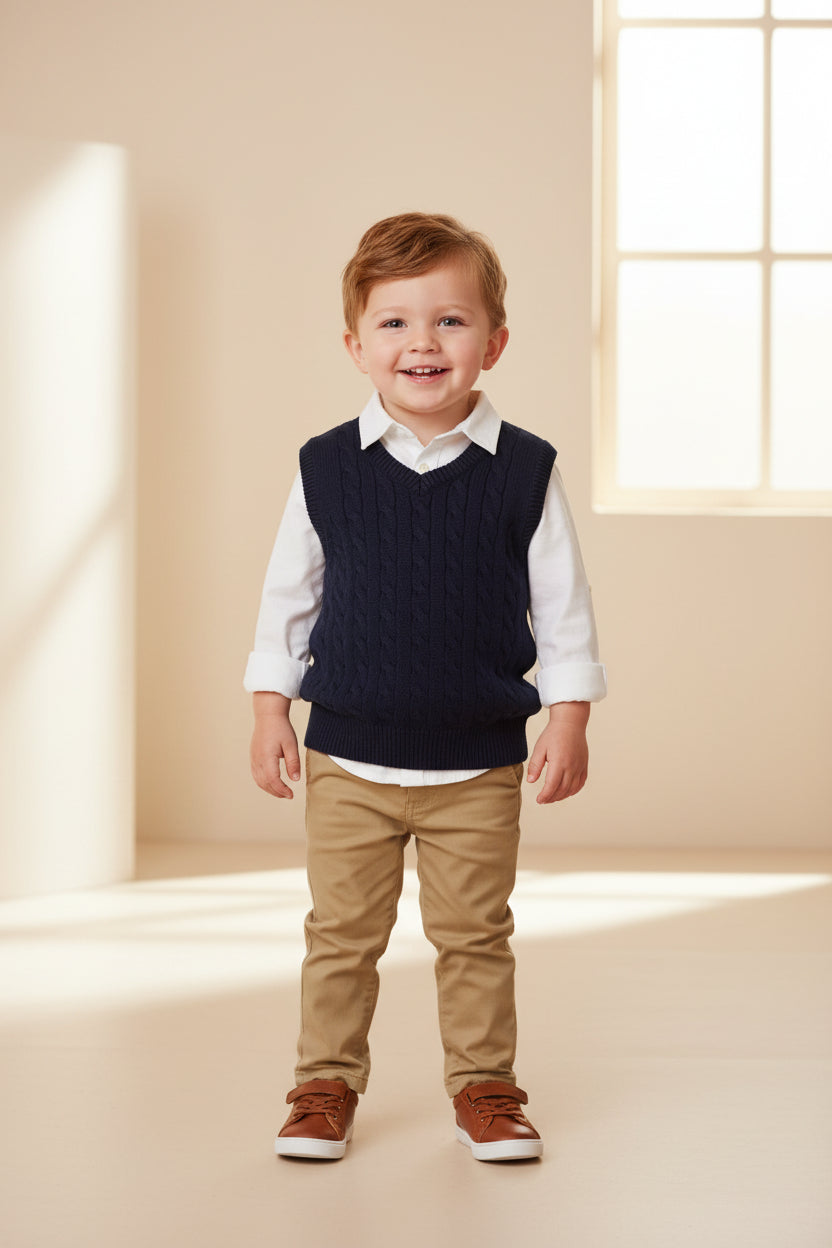 Gilet sans manche Tricoter