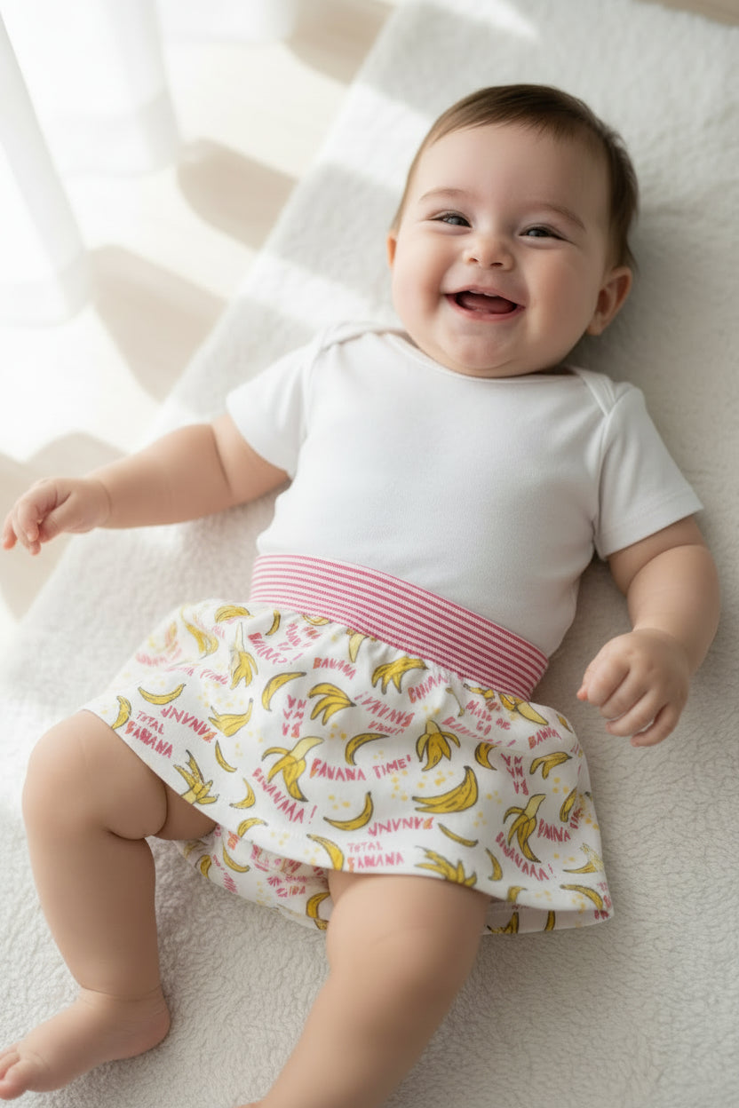 Jupe motif Banana