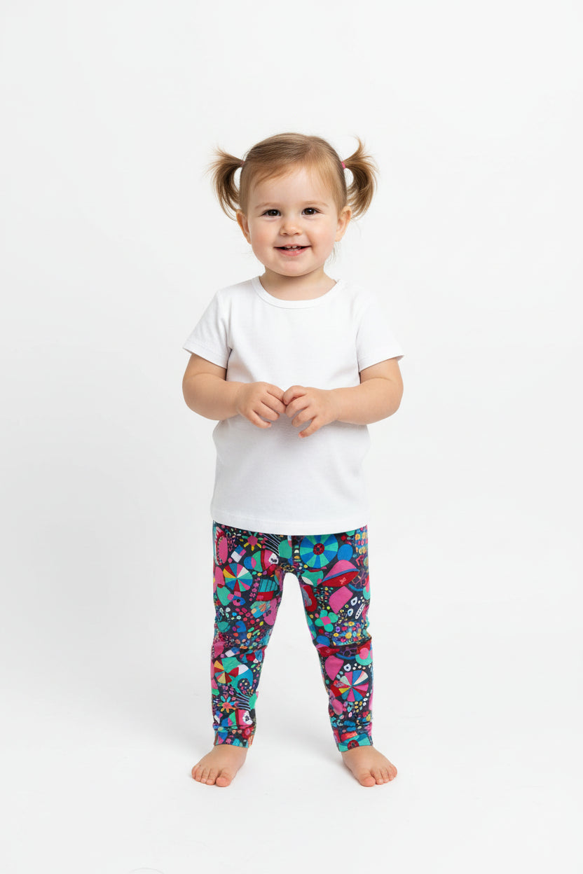 Legging motif mosaïque