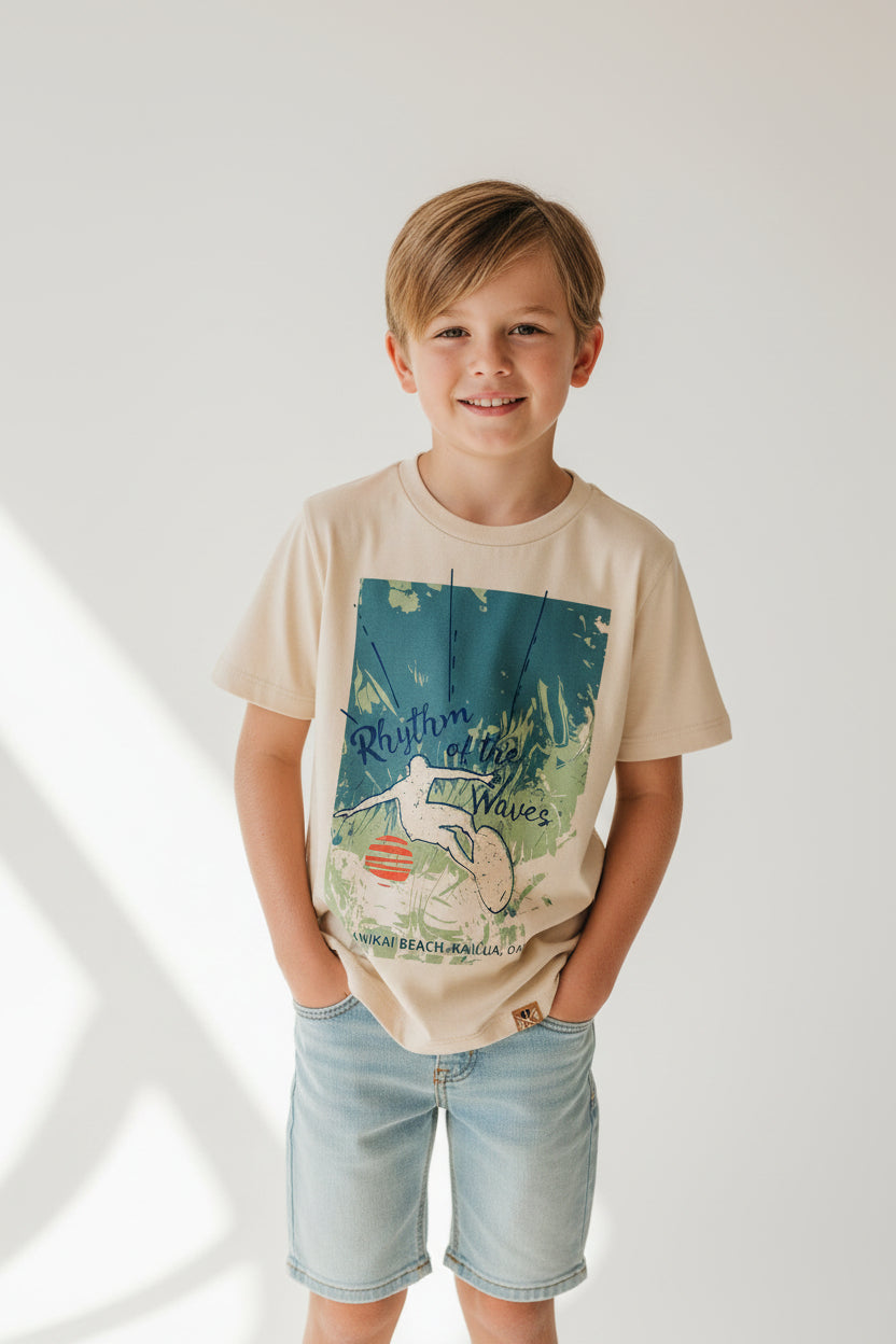 T-shirt imprimé Sable
