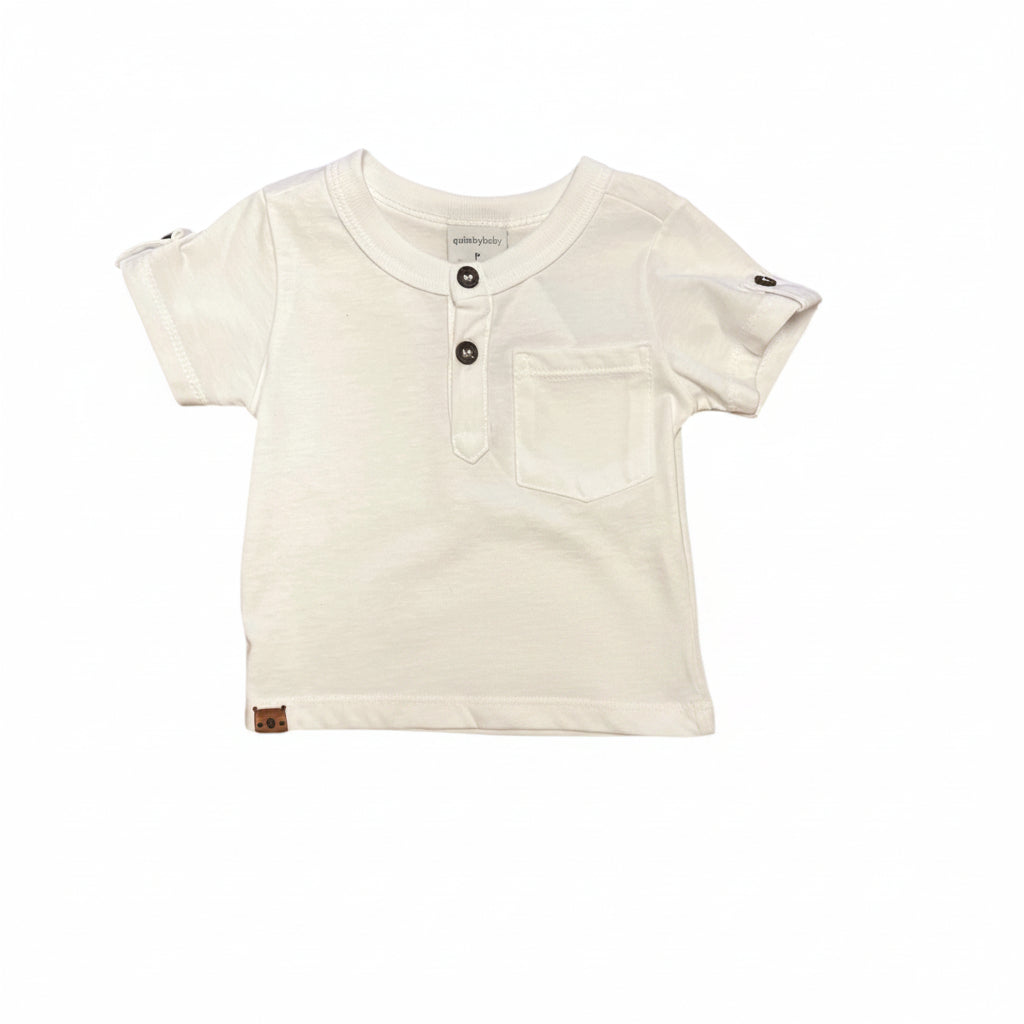 T-Shirt Blanc Quinby Baby