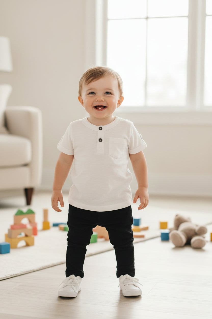 T-Shirt Blanc Quinby Baby