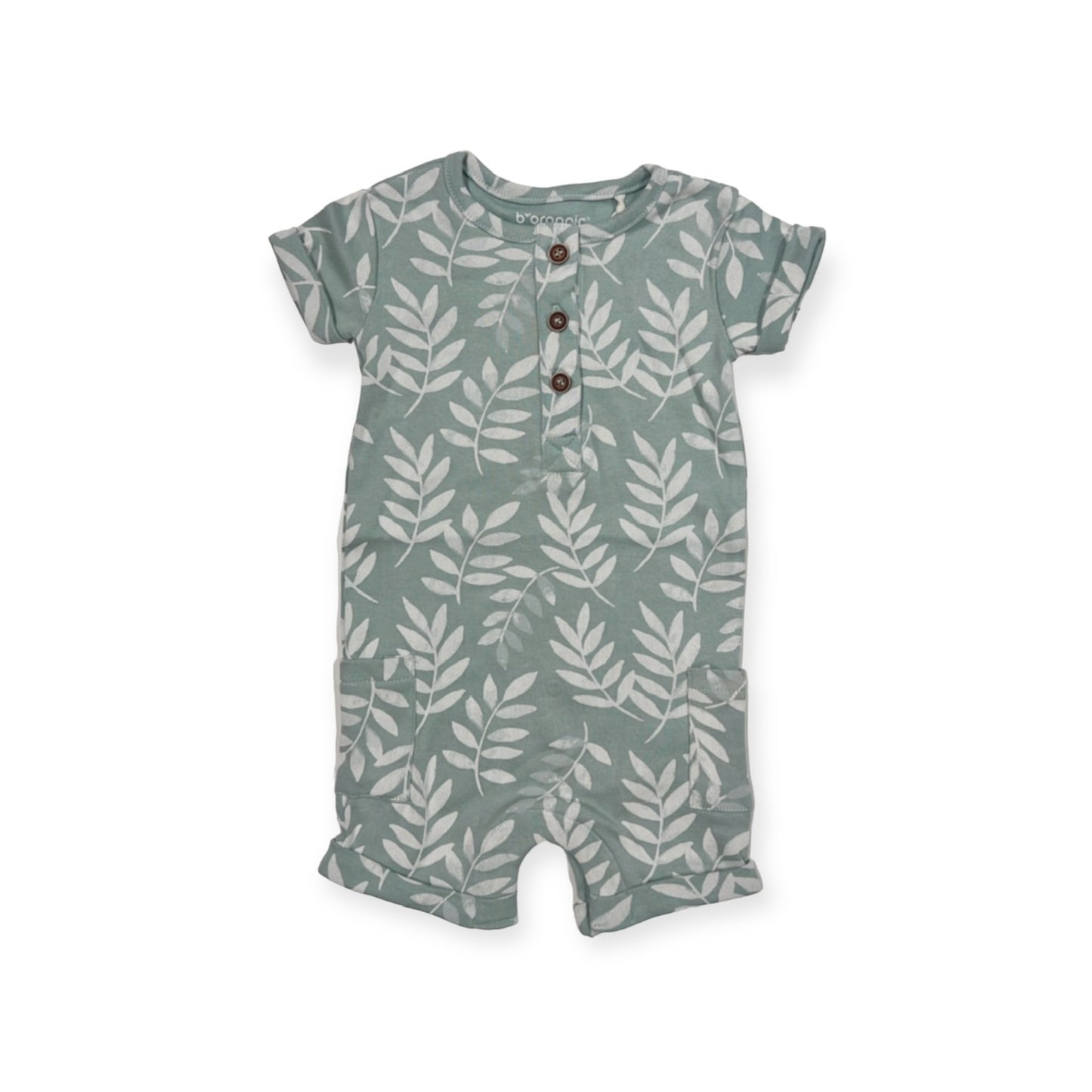 Barboteuse Feuillage Coton bio