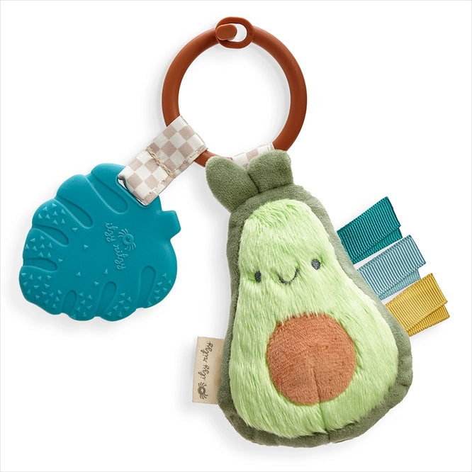 Peluche avec anneaux de dentition