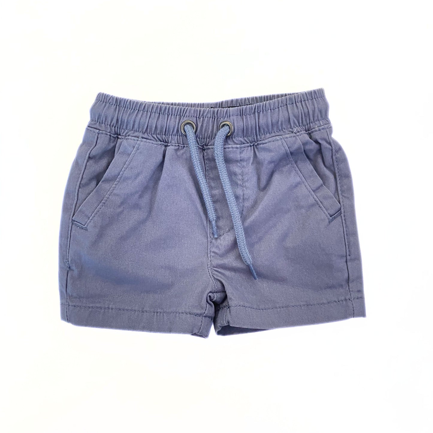 Short en denim gris bleuâtre