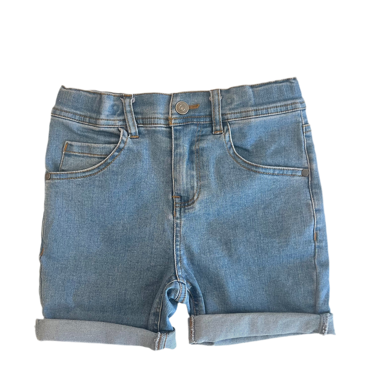 Short en denim extensible