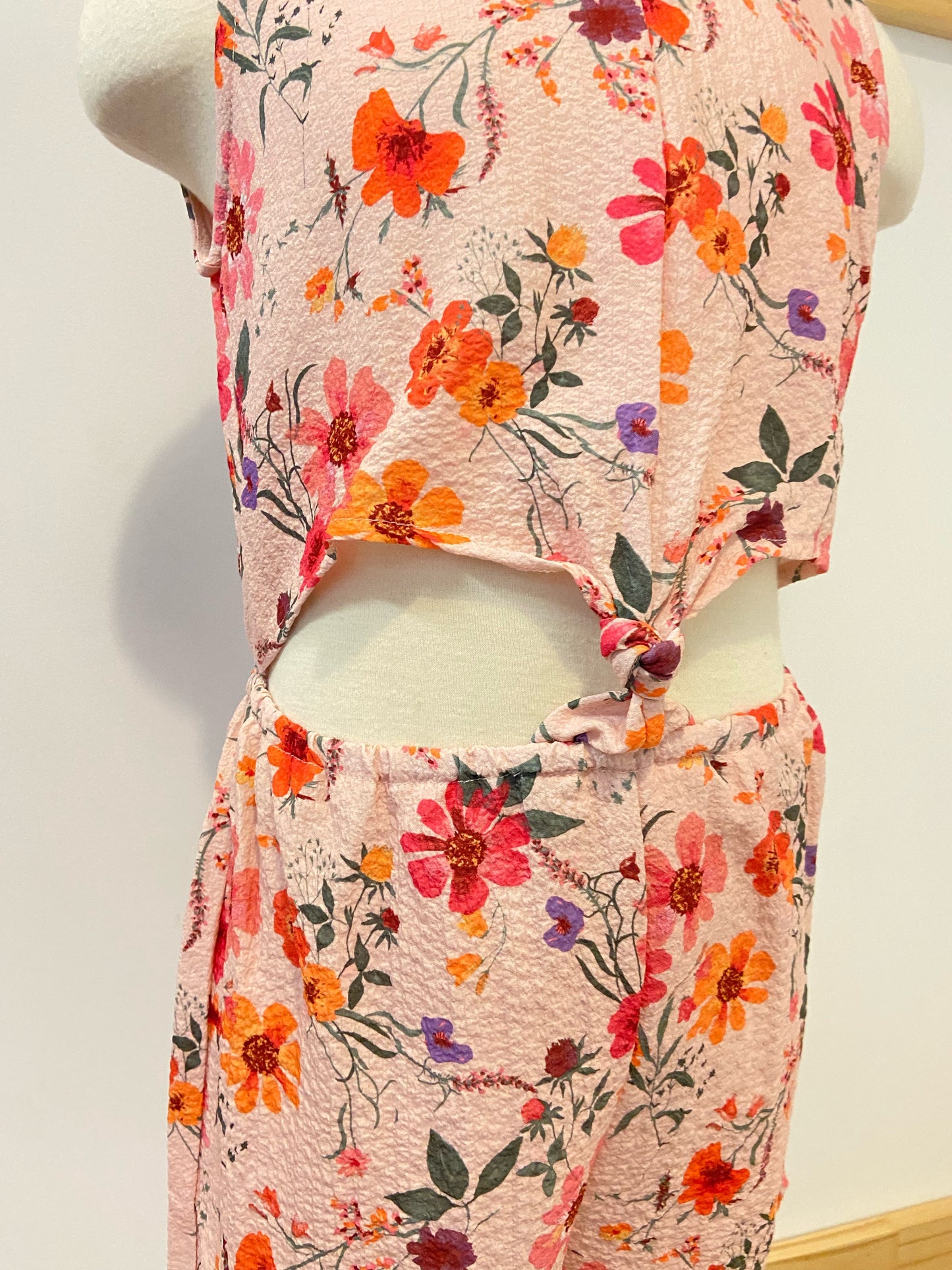 Combishort noué fleuri
