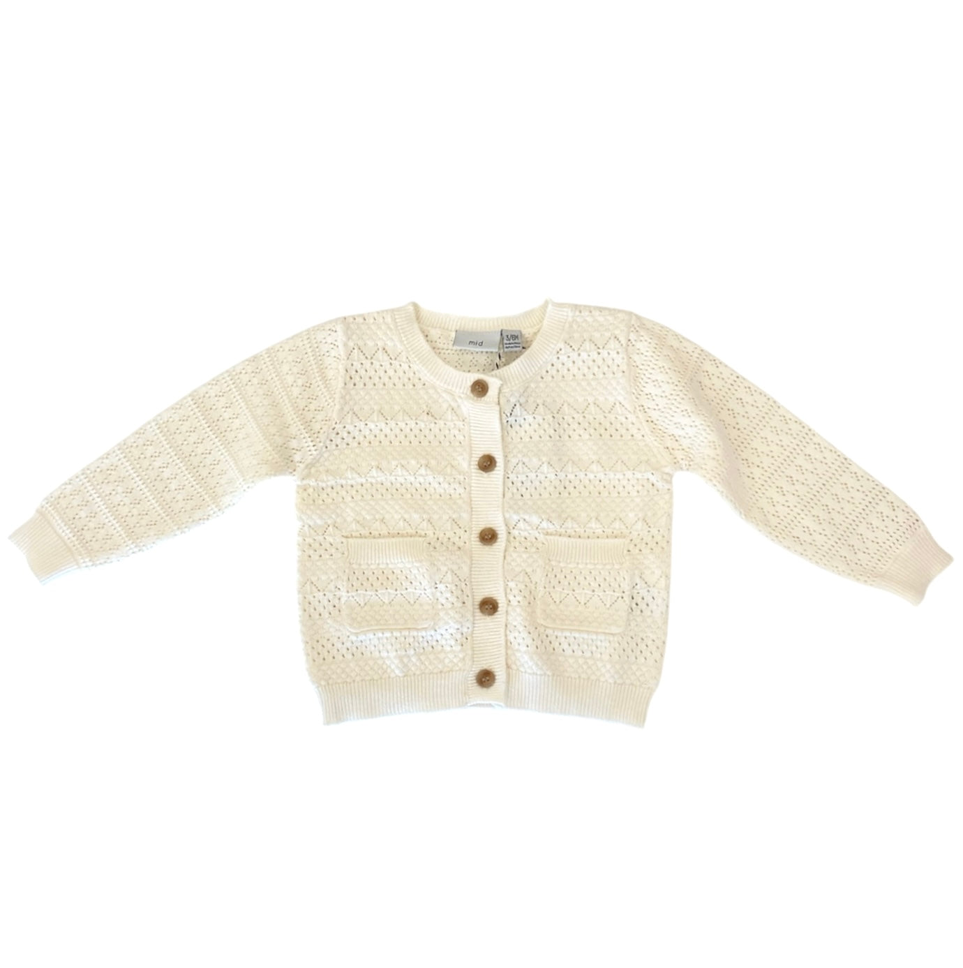 Cardigan en tricot Ivoire