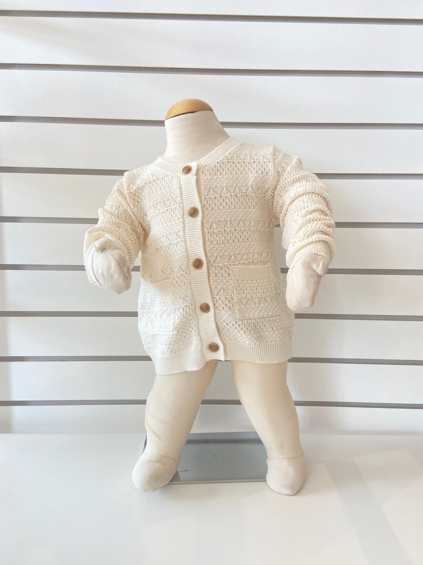 Cardigan en tricot Ivoire