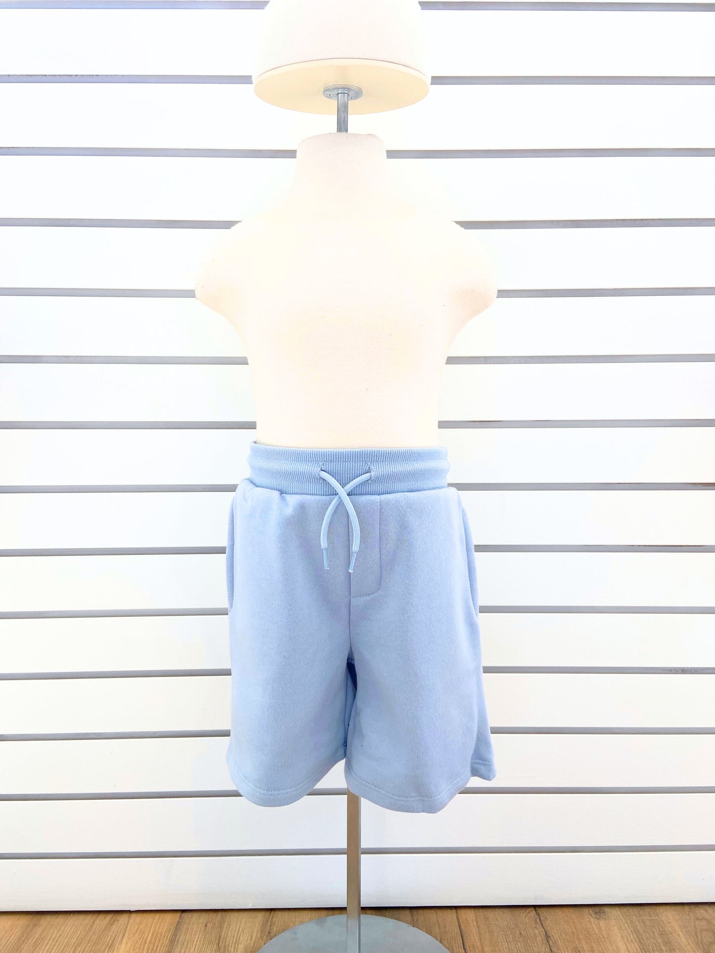 Short en molleton Bleu polaire