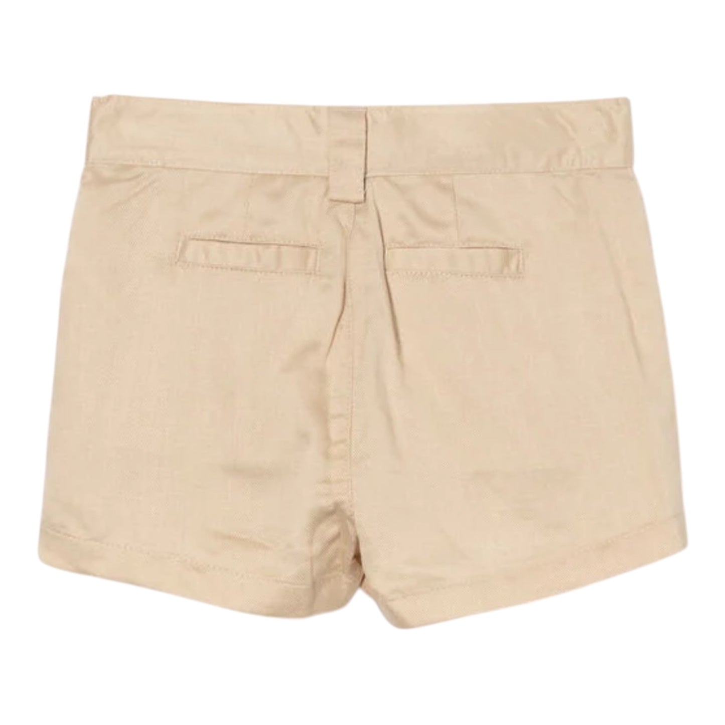 Short uni à taille haute