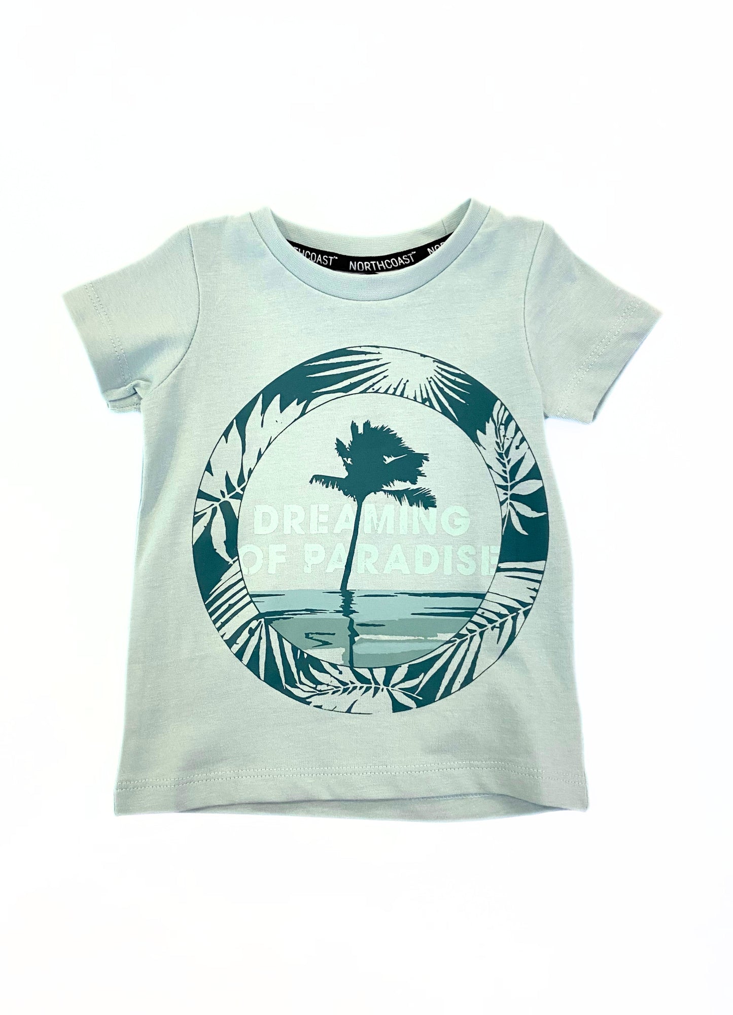 T-shirt turquoise dreaming of paradis