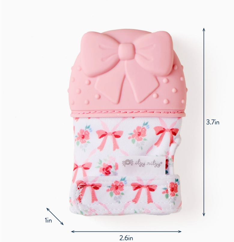 Mitaine de dentition en silicone - Modèle Boucle mignone