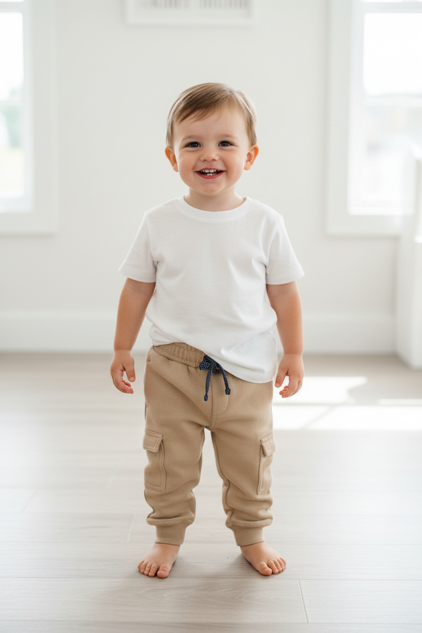 Jogger ouaté Beige