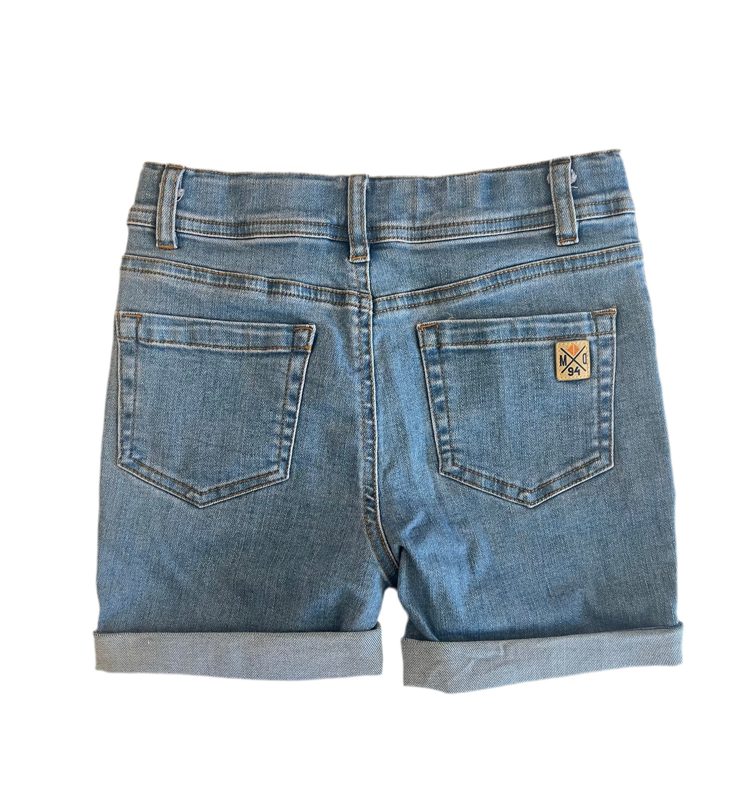 Short en denim extensible