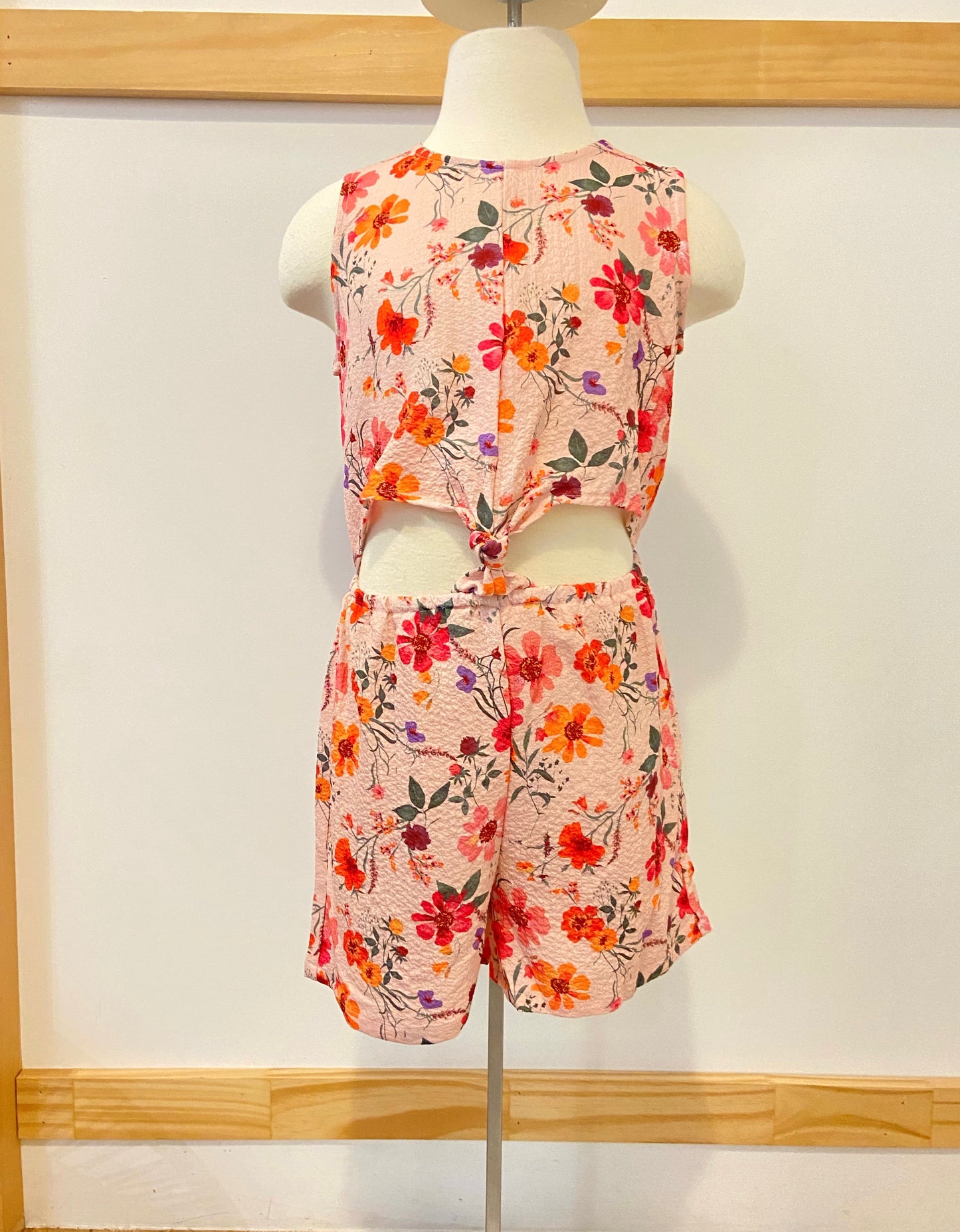 Combishort noué fleuri