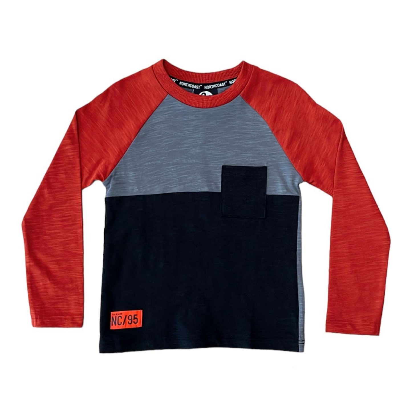 Chandail à bandes Rouge