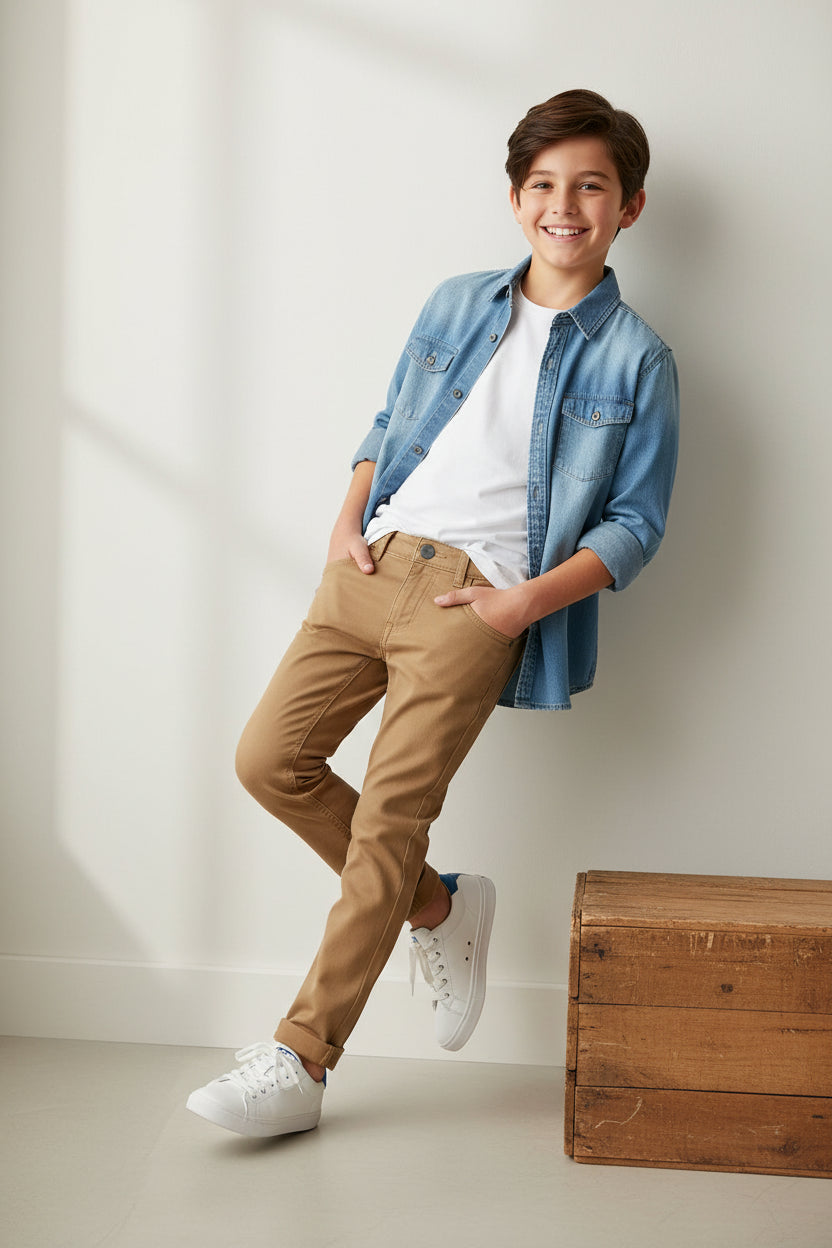 Pantalon Beige