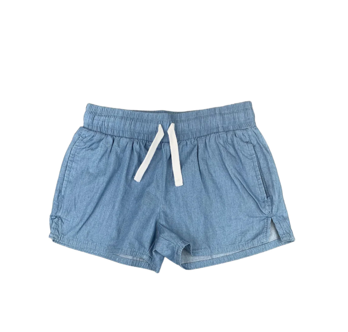 Short légère bleu denim
