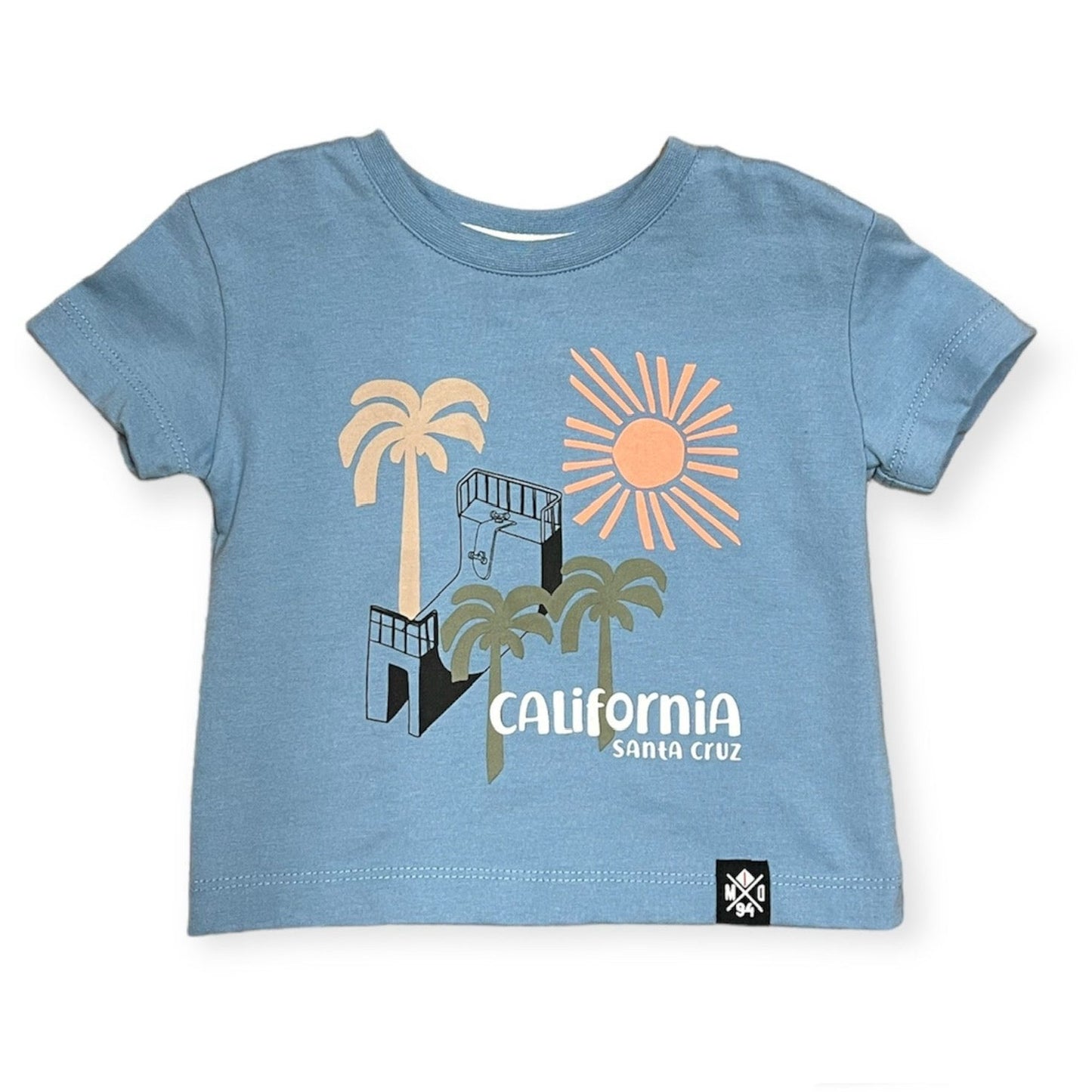T-shirt bleu poudre