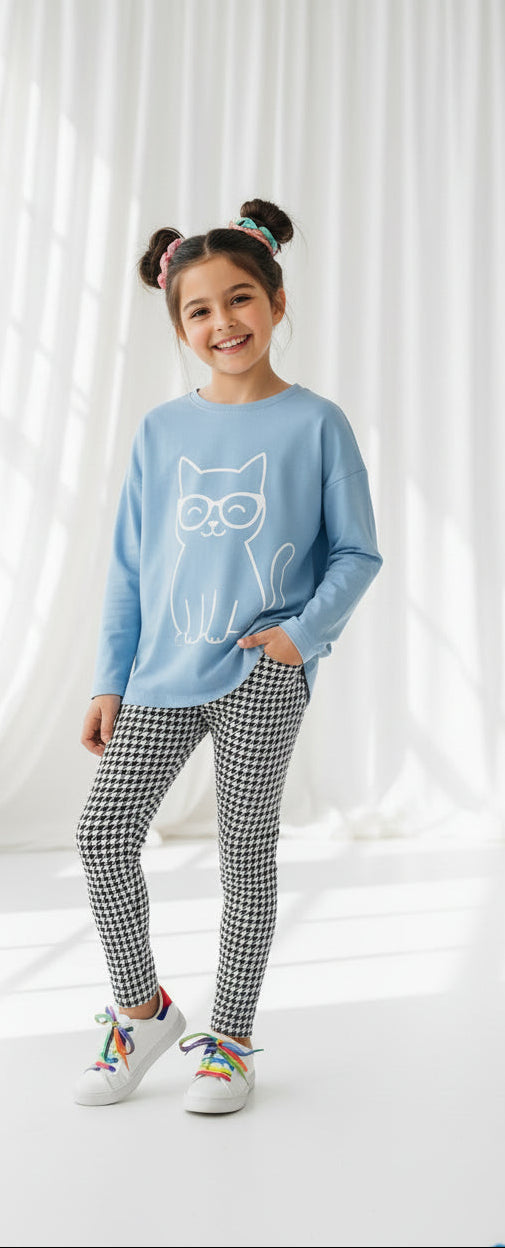 Pantalon pied de poule