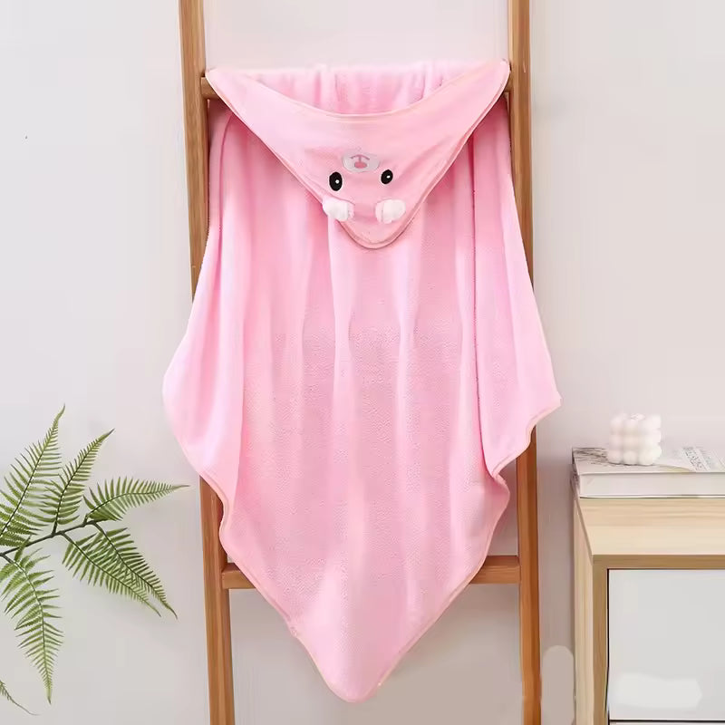Serviette de Bain - ModĂšle Lapin Rose