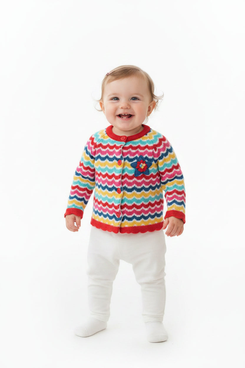 Cardigan Arc en joie