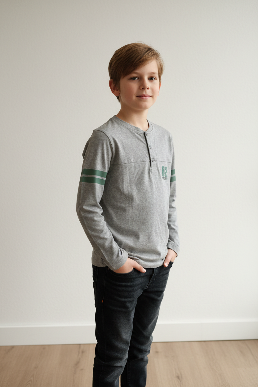 Chandail gris “82 Active Sports”