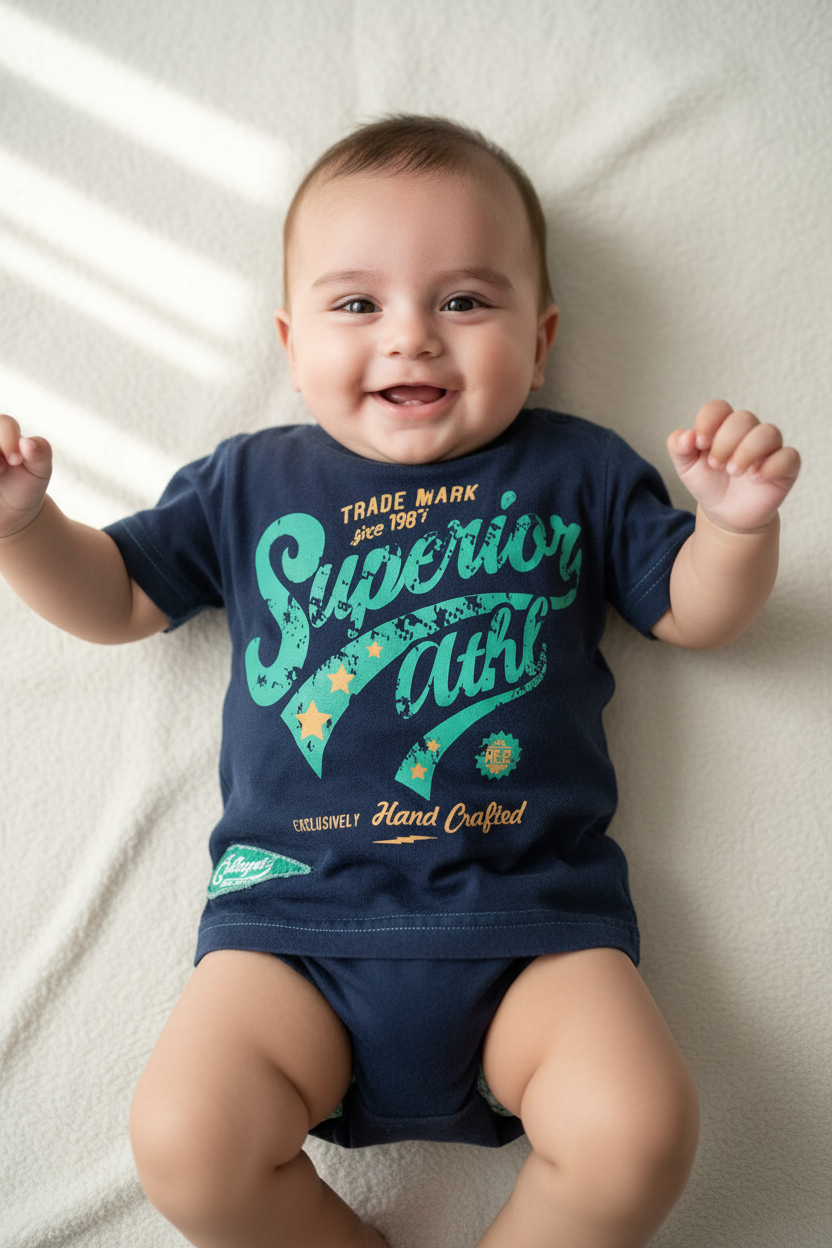 T-shirt "Superior" Bleu foncé