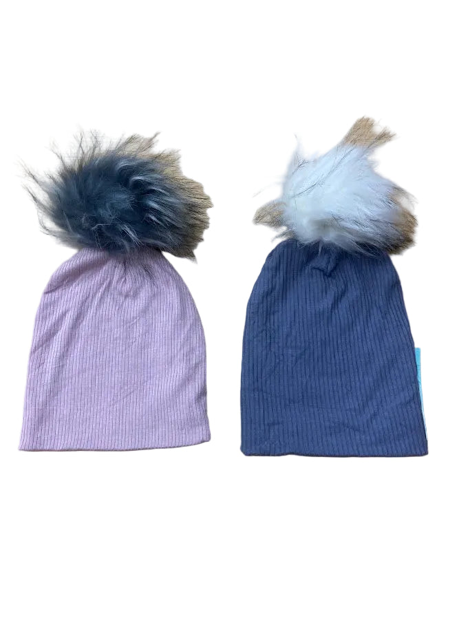 Tuque à pompom non doublée