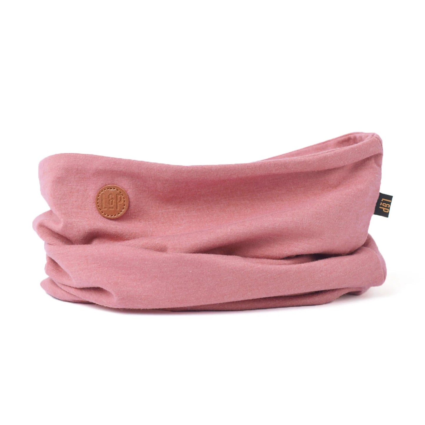 Cache-cou en coton Vieux Rose