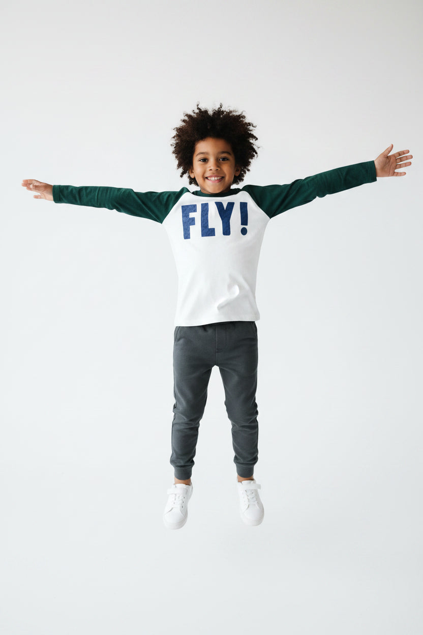 Chandail manches raglan FLY!