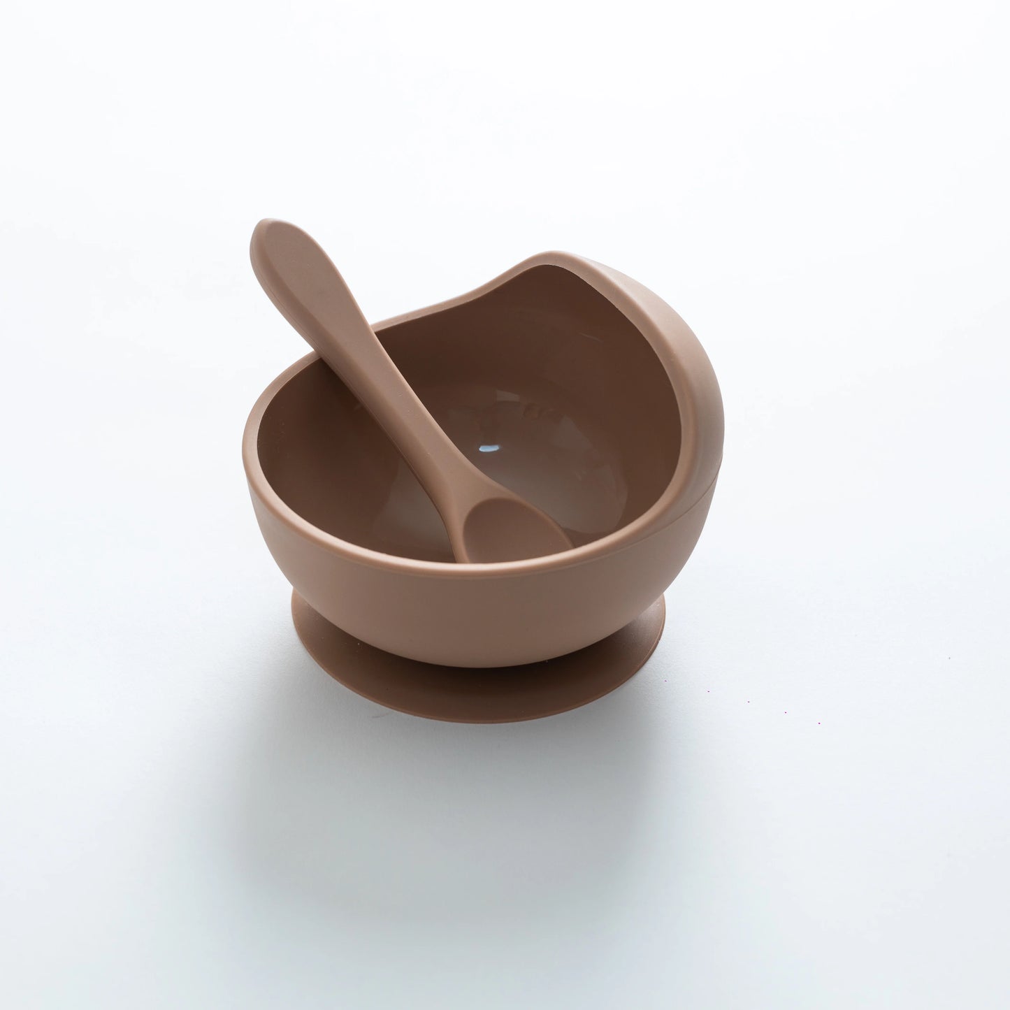 Ensemble bol à ventouse avec cuillère