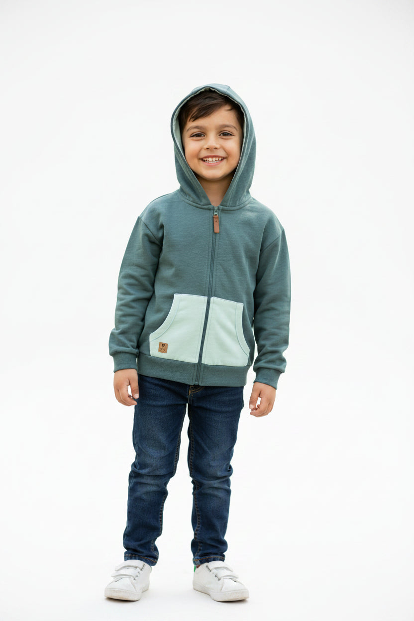 Veste Kangourou avec capuchon Pine