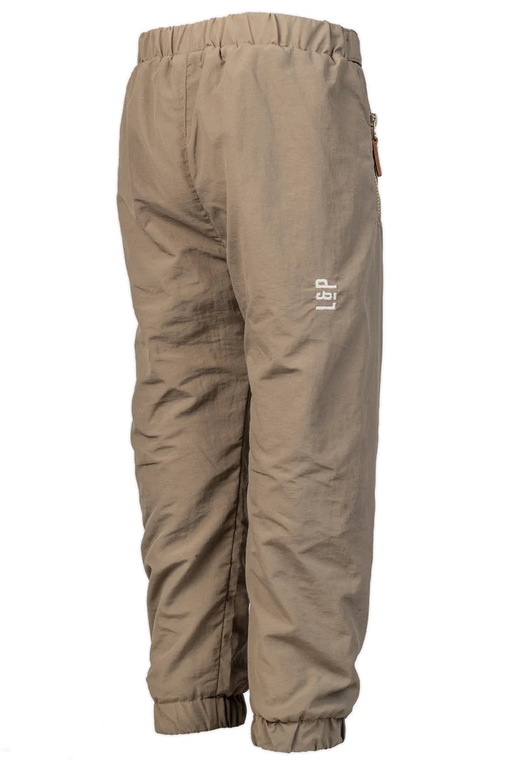 Pantalon d'extérieur doublé en polar L&P GREIGE