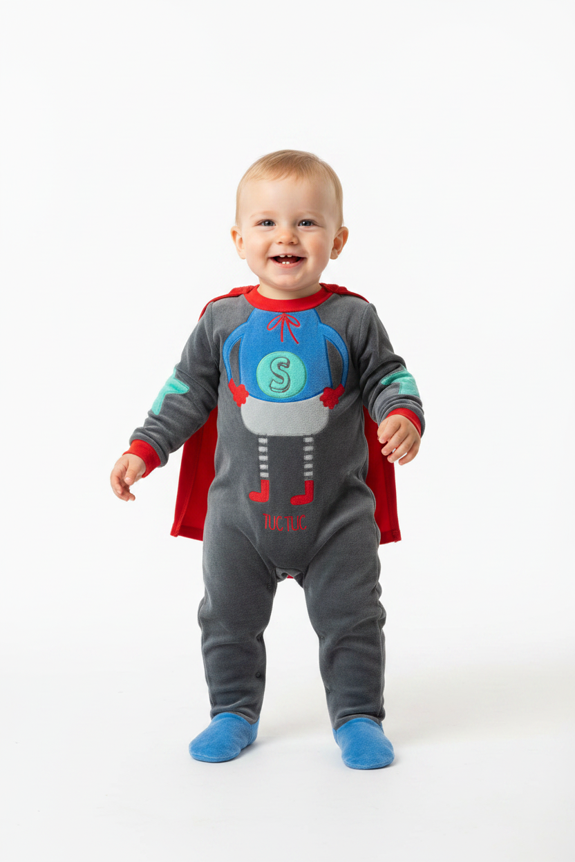 Pyjama une pièces- petit Super Héros