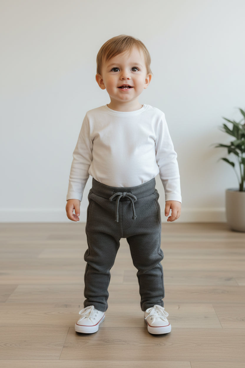 Jogging gris-vert