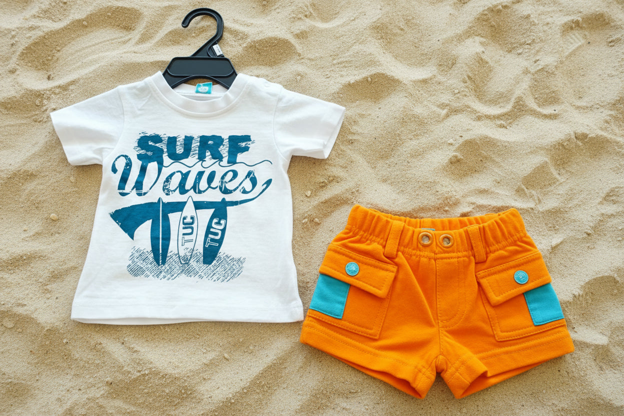 T-Shirt Surf Waves Garçon