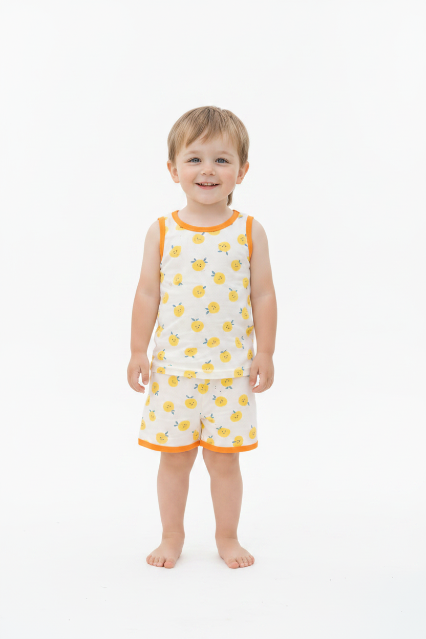 Pyjama léger motif Citron