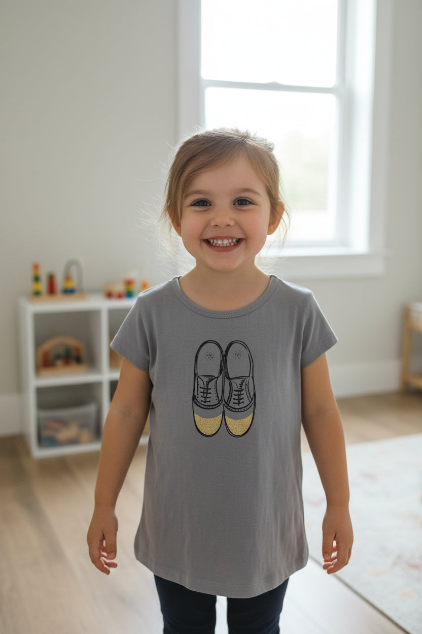 T-shirt Chaussures Brillante