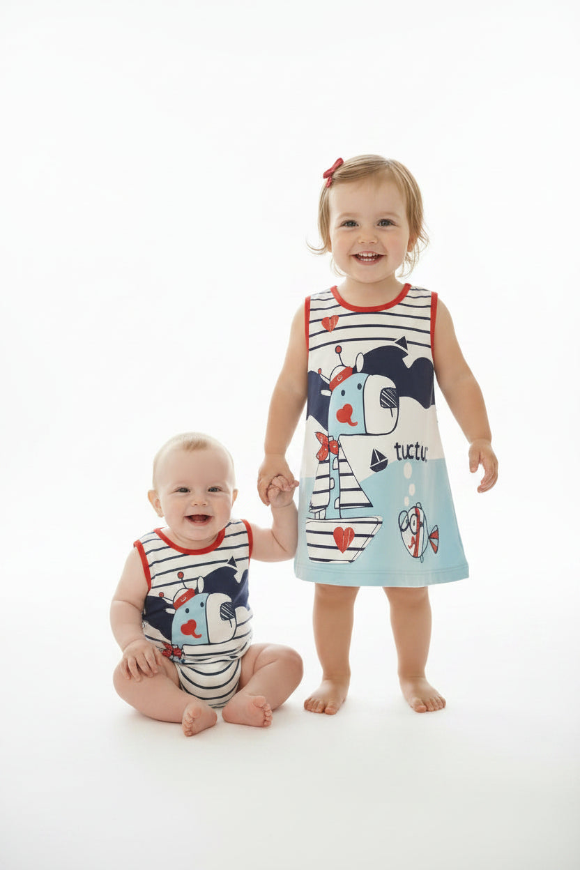 Robe Voilier à la Mer