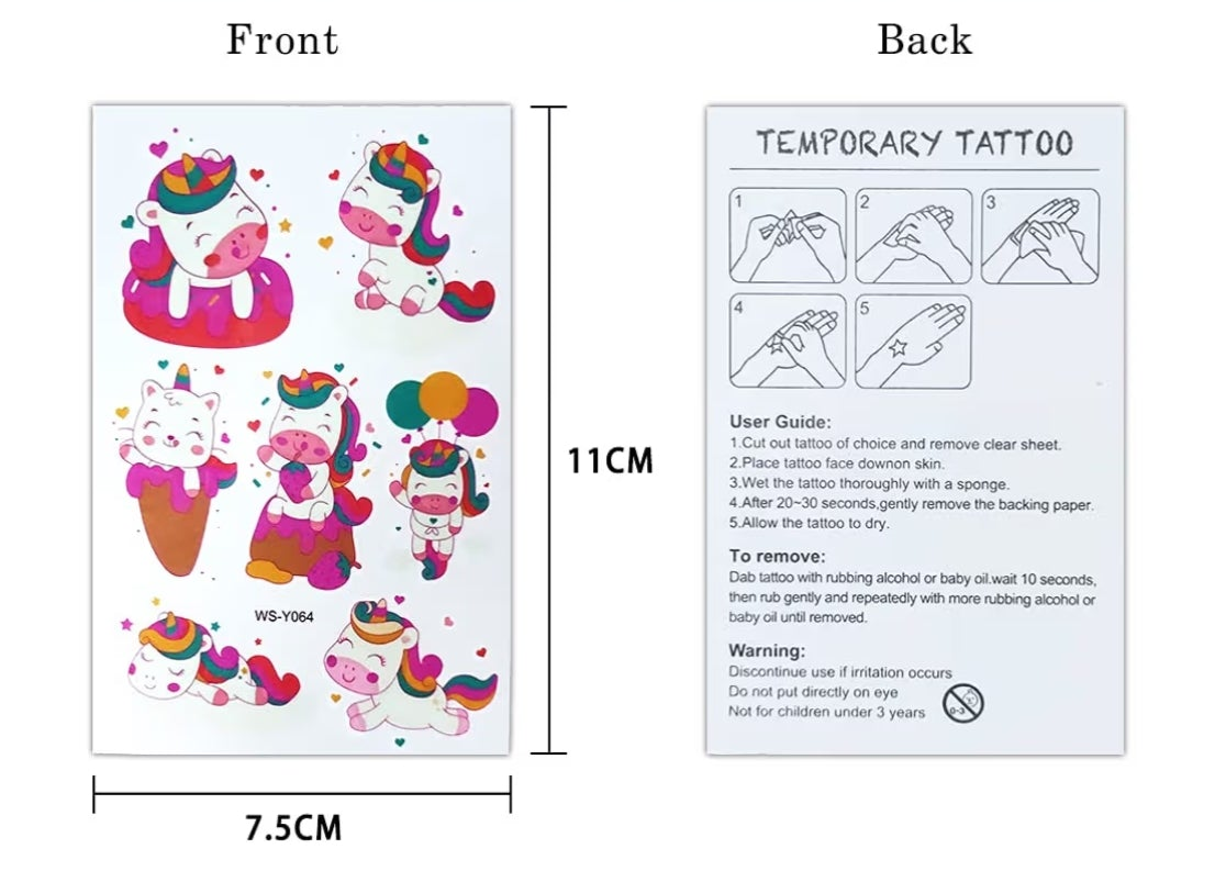 Tattoo Fluorescent Les Folies Frimousses