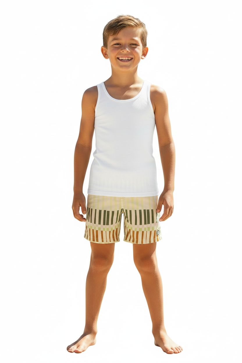 Short Maillot – Rayures estivales- Koko Noko
