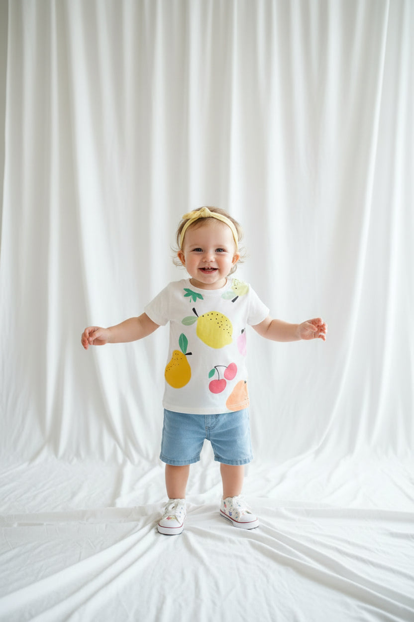 Chandail fruits colorés – fraîcheur & gaieté