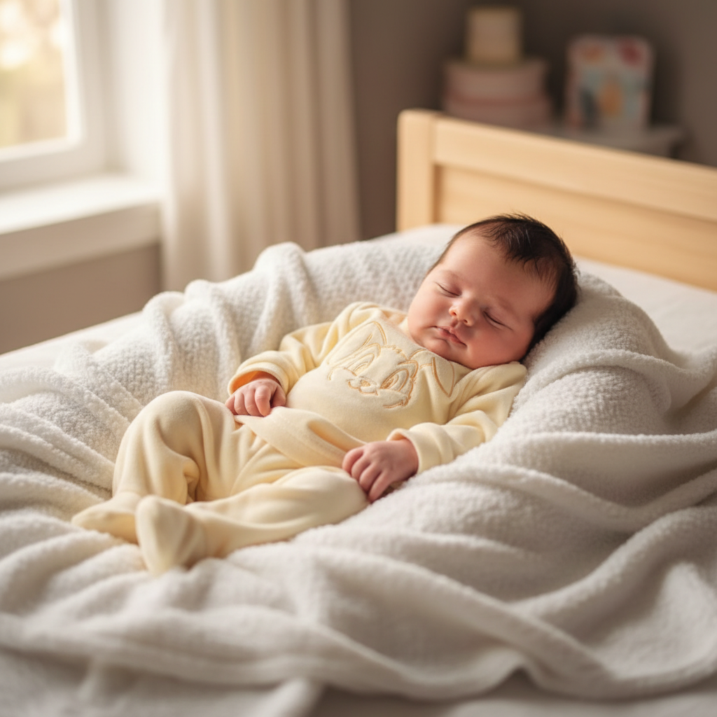 Ensemble jaune bébé “Lapinou câlin”
