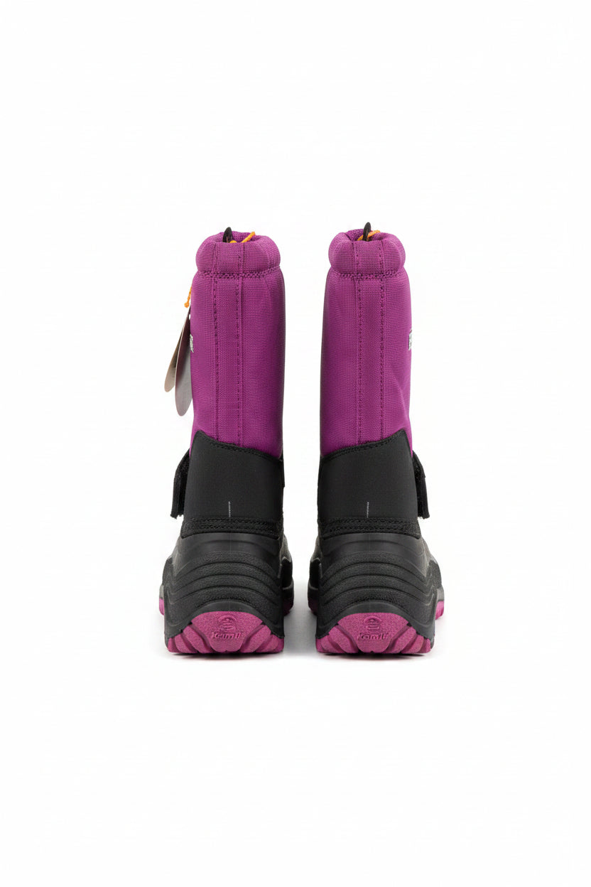 Botte de Neige Kamik -Mauve et Noir