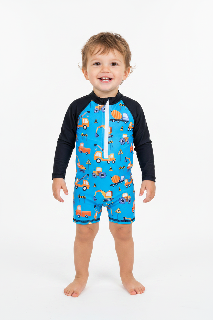 Maillot de bain Protection UV - Machine Lourde, chantier đ§đ