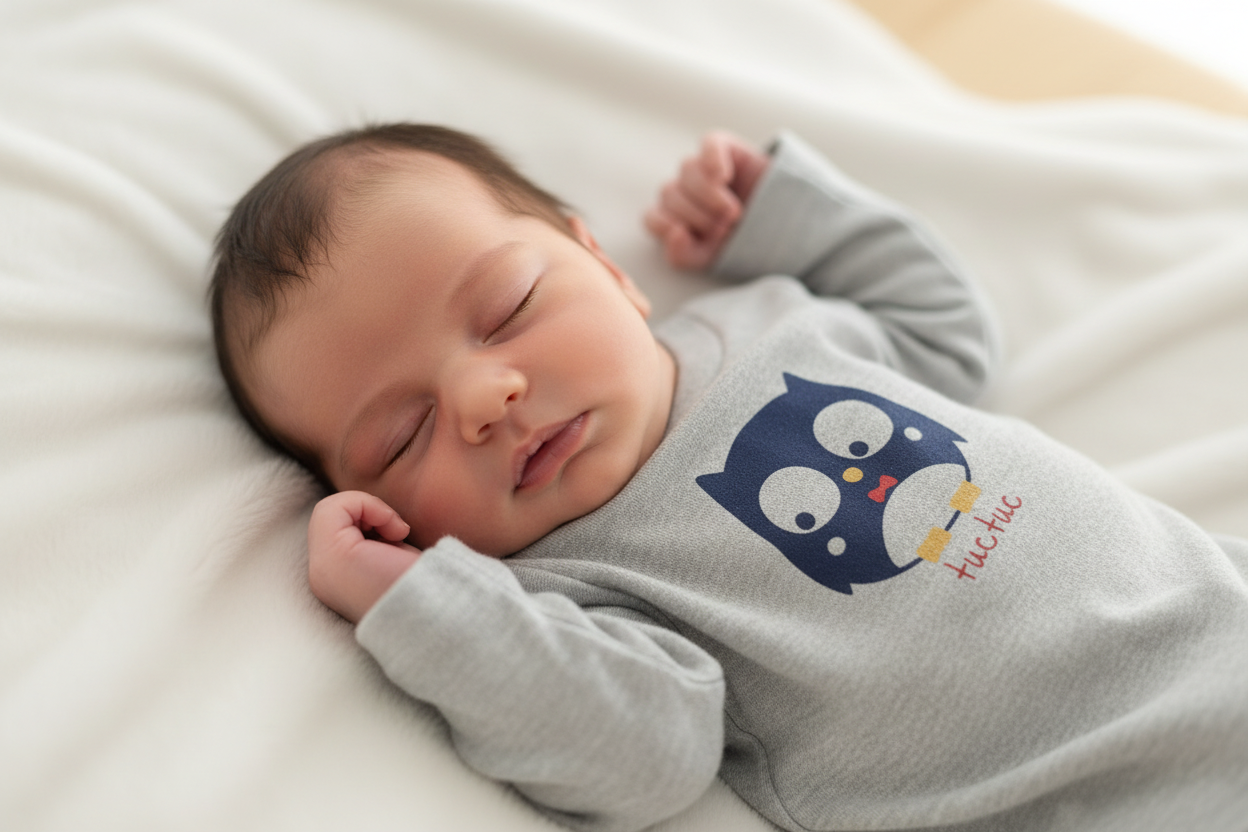 Chandail manche longue Petit Hiboux